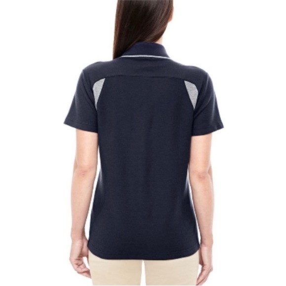 Ladies Sport Navy Active Golf Polo Shirt - Picture 2 of 6